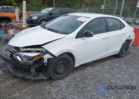 2015 Toyota Corolla Le from USA, damaged, VIN 5YFBURHE3FP270646